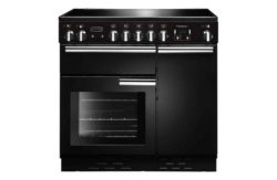 Rangemaster Professional 90cm Electric Range Cooker - Black
